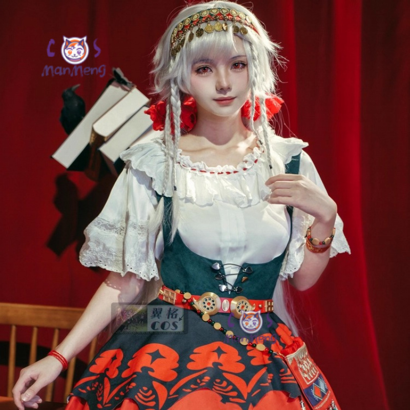 Anime Cosplay Maid - 리버스:1999 루부스카 게임 코스프레 의상 소녀