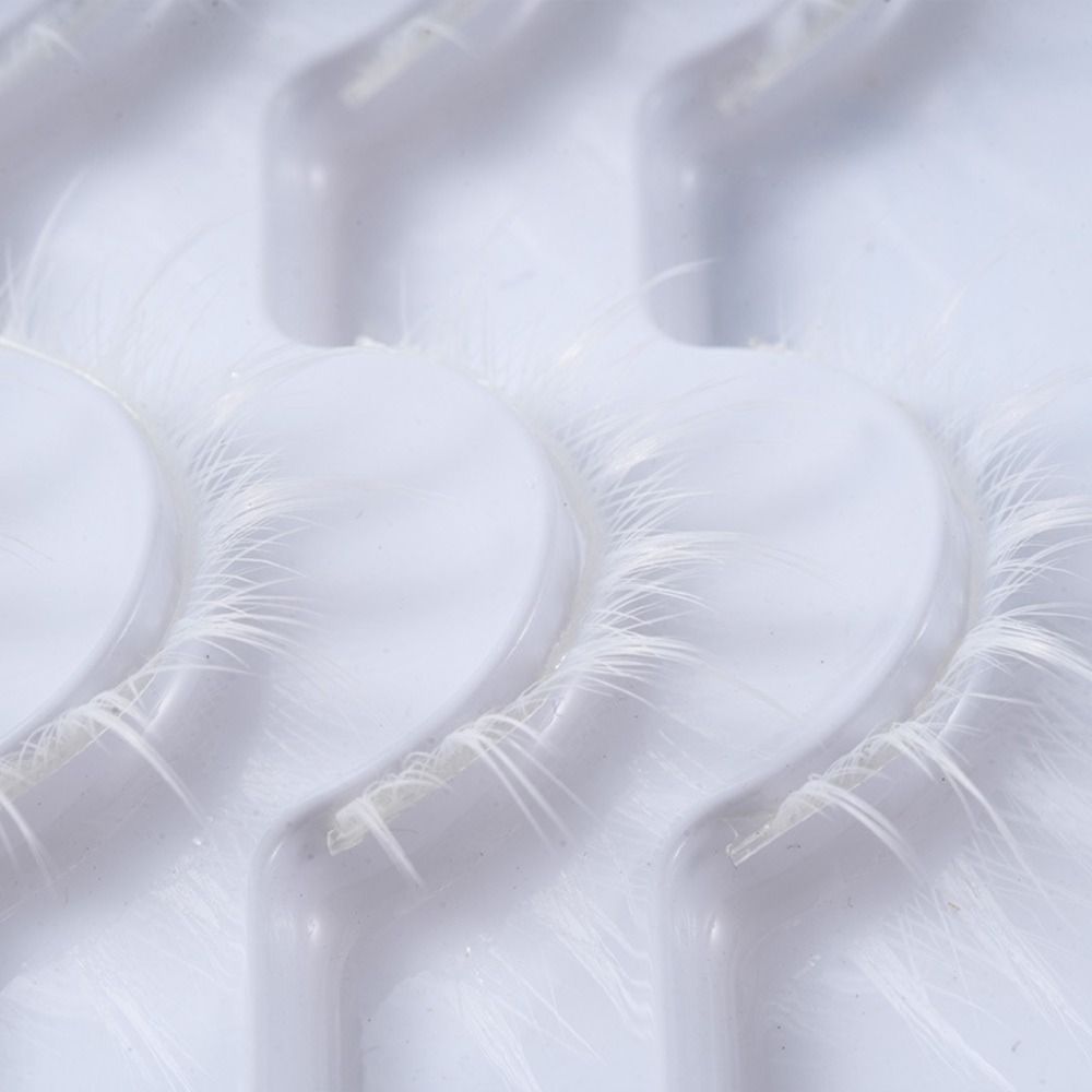 Anime Cosplay Lashes - 화이트 화이트 애니메이션 속눈썹 일본식 3D