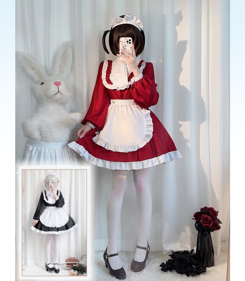 Anime Cosplay Maid - 일본 스타일 Y2K 지라이케 고양이 귀여운