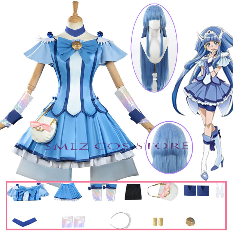 Women Anime Cosplay - 큐어 뷰티 코스프레 애니메이션 스마일 글리터