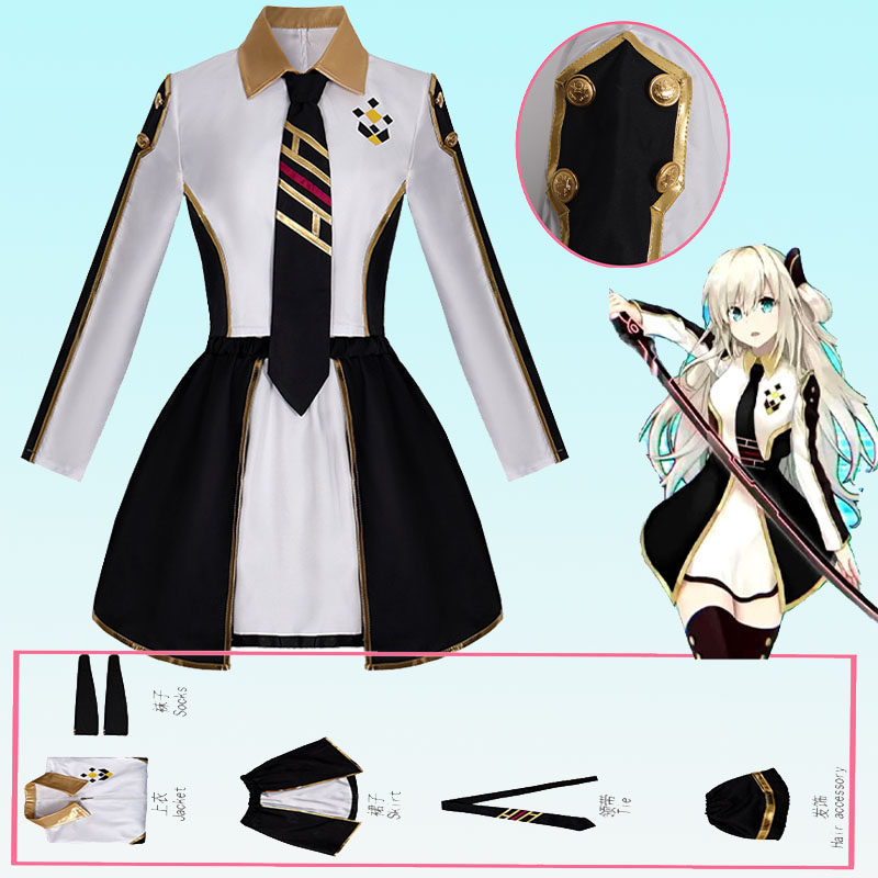 Anime Cosplay Maid - 애니메이션 여성 의상 코스프레 정장 스카이