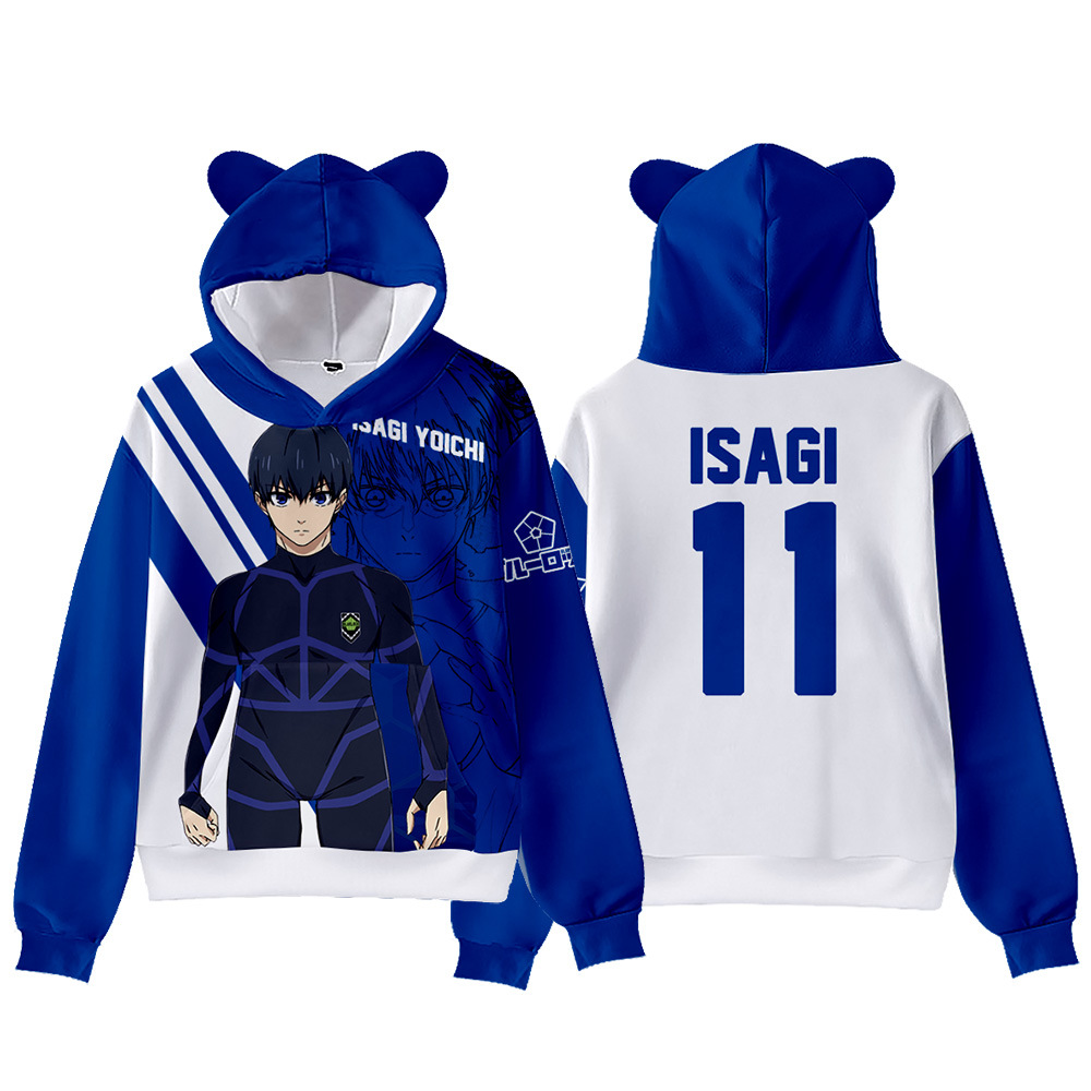 일본 애니메이션 블루 락 코스프레 고양이 귀 후드티 패 - Anime Cosplay Shop 리뷰 및 가격