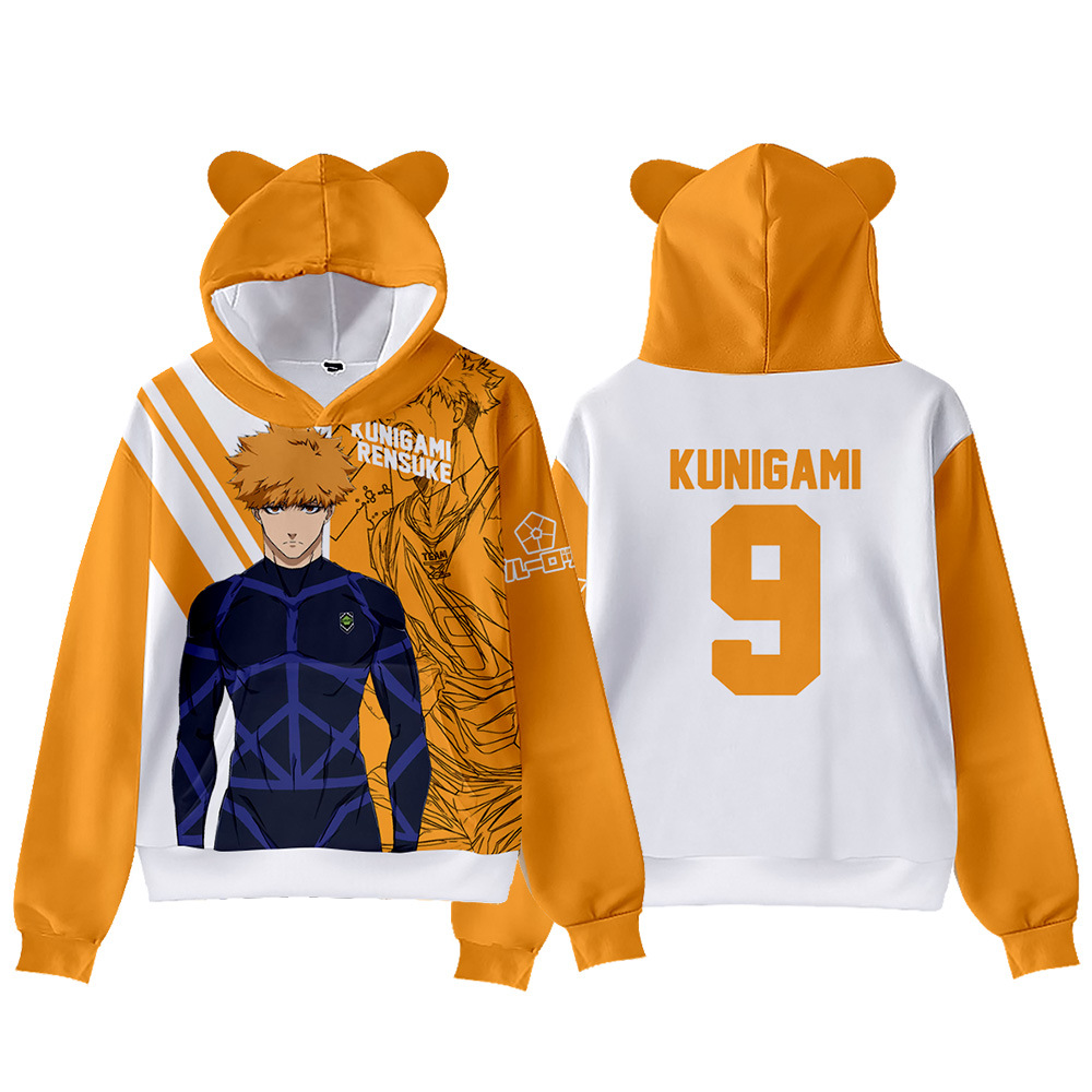 일본 애니메이션 블루 락 코스프레 고양이 귀 후드티 패 - Anime Cosplay Shop 리뷰 및 가격