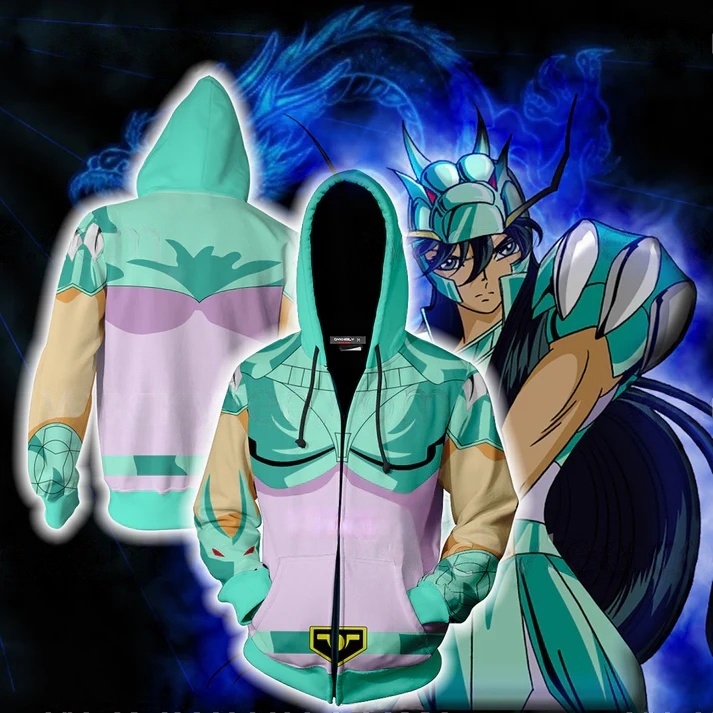 애니메이션 세인트 세이야 3D 프린트 후드티 남녀 스트 - Anime Cosplay Shop 리뷰 및 가격