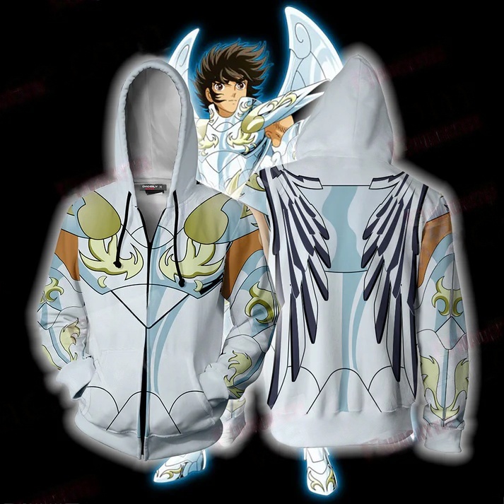 애니메이션 세인트 세이야 3D 프린트 후드티 남녀 스트 - Anime Cosplay Shop 리뷰 및 가격