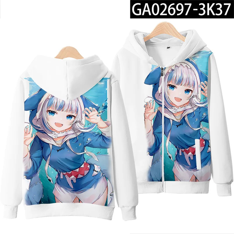 Anime Gawr Gura 코스프레 3D 인쇄 후드  - Anime Cosplay Shop 리뷰 및 가격