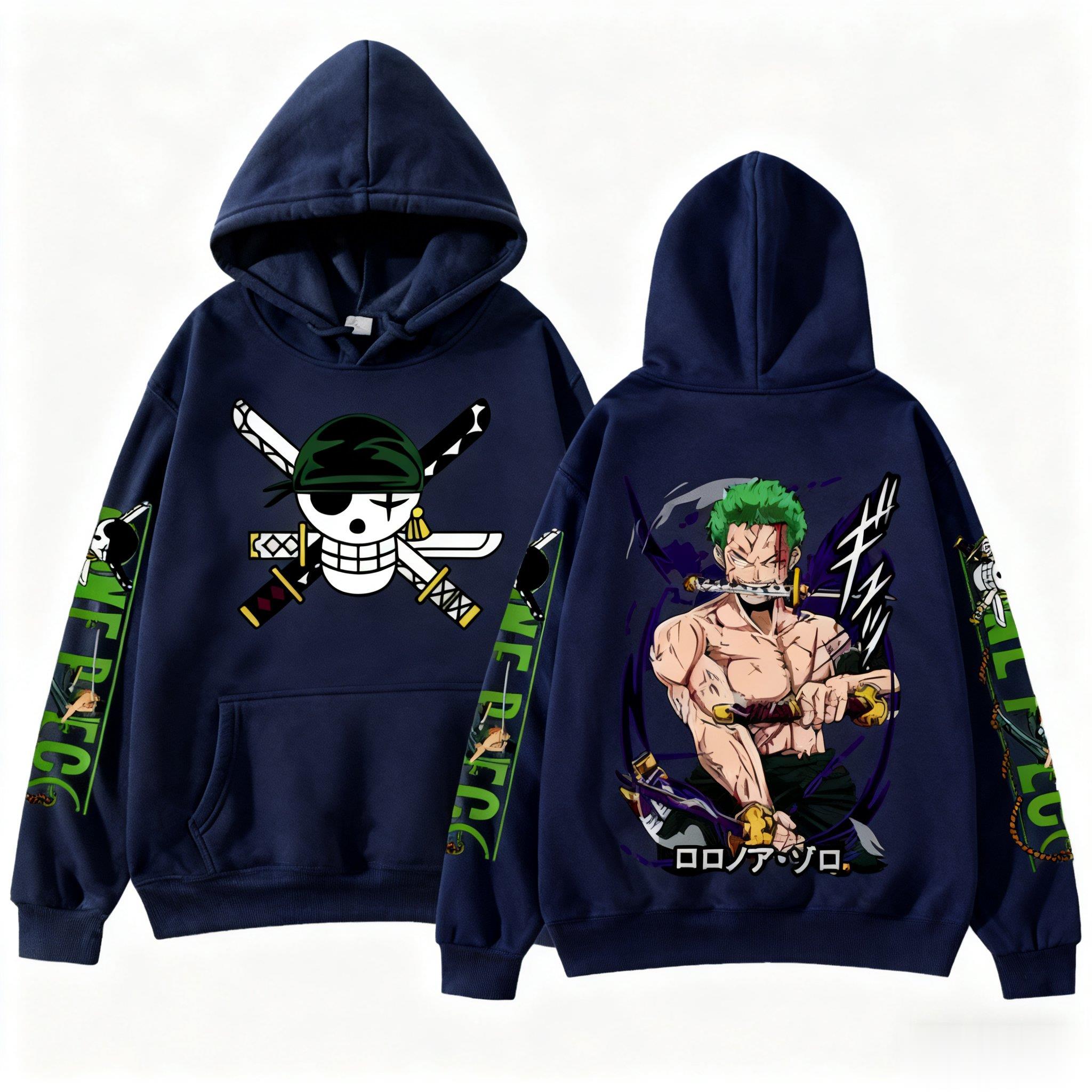 원피스 조로 애니메이션 후드티 남녀공용 신상 만화 프린 - Anime Cosplay Shop 리뷰 및 가격