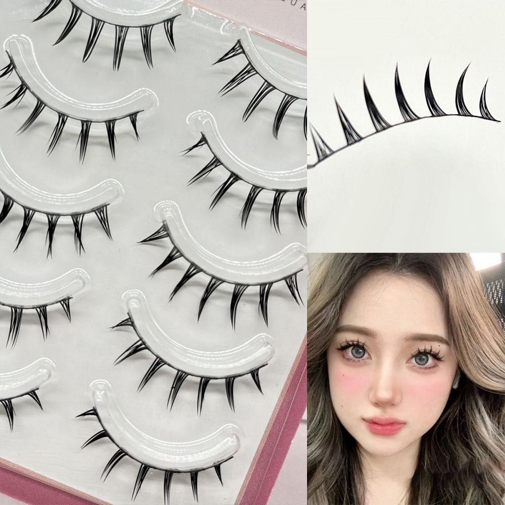 가짜 밍크 가짜 속눈썹 5 쌍 팩 극적인 두꺼운 만화  - Anime Cosplay Lashes 리뷰 및 가격