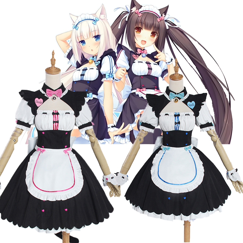 네코파라 코스프레 초콜라 바닐라 코스프레 메이드복 여성 - Anime Cosplay Maid 리뷰 및 가격