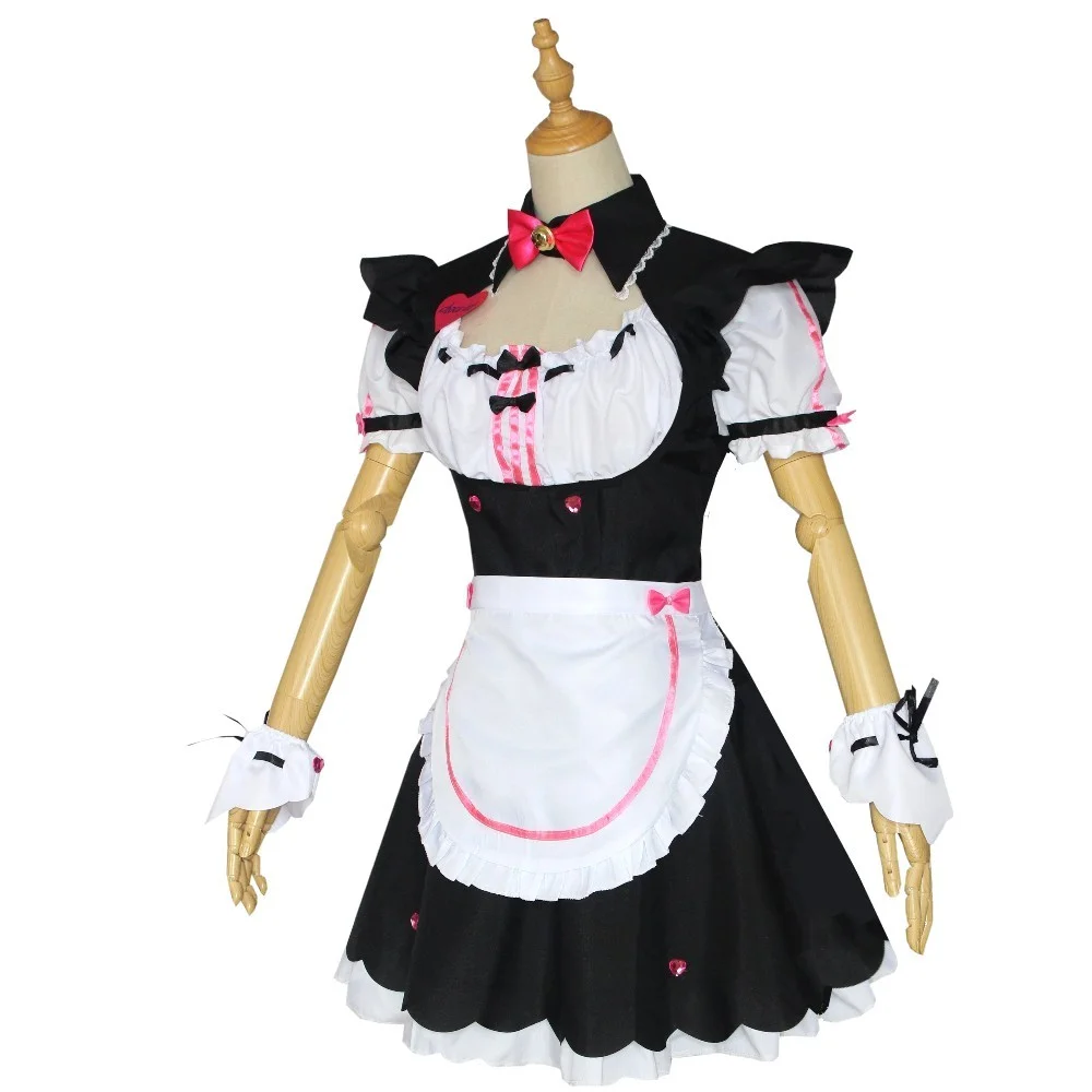 네코파라 코스프레 초콜라 바닐라 코스프레 메이드복 여성 - Anime Cosplay Maid 리뷰 및 가격