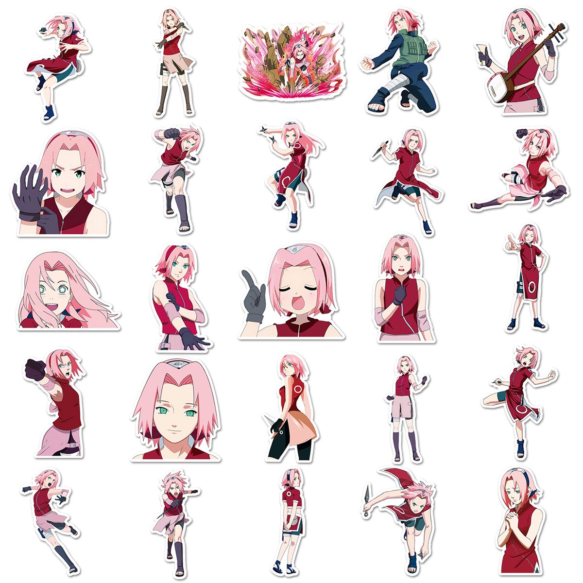 나루토 하루노 사쿠라 만화 귀여운 50pcs 스티커 카 - Anime Cosplay Naruto 리뷰 및 가격
