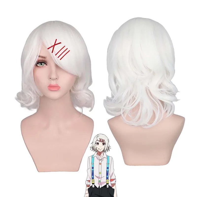 Le Cool Suzuya 벨 코스프레용 흰색 내열성  - Cosplay Anime White Hair 리뷰 및 가격