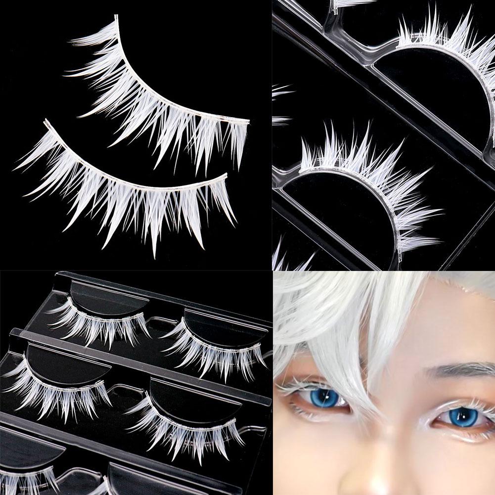 흰색 가짜 속눈썹 코스프레 애니메이션 캐릭터 메이크업  - Anime Cosplay Lashes 리뷰 및 가격