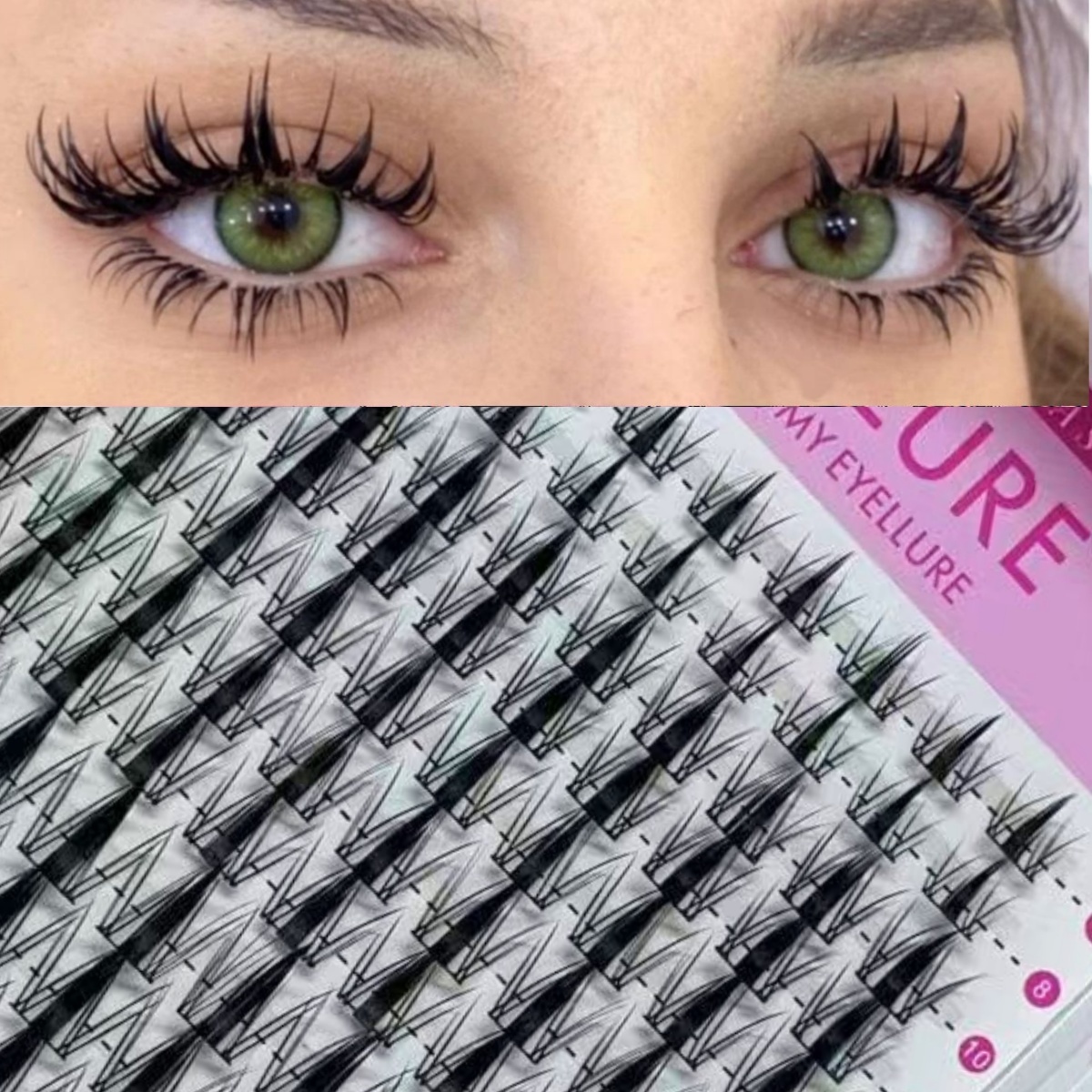 윙클루어 만가 래쉬 클러스터 키트 캣 래쉬 (래쉬 본드 - Anime Cosplay Lashes 리뷰 및 가격