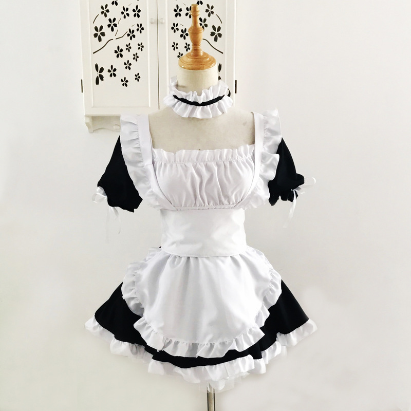 카스가노 소라 요스가노 소라 코스프레 세트 - 블랙 화 - Anime Cosplay Maid 리뷰 및 가격