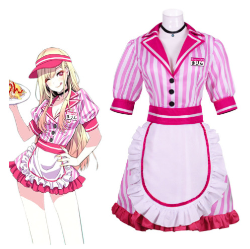 WHH 코믹 키타가와 마린 고조 와카 코스프레 의상 웨 - Anime Cosplay Maid 리뷰 및 가격