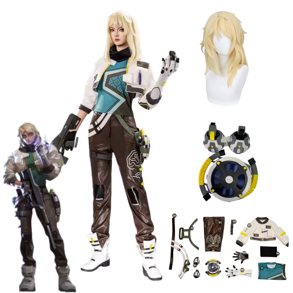 데드락 코스프레 의상 소품 발로란트 데드락 의상 복장  - Women Anime Cosplay 리뷰 및 가격