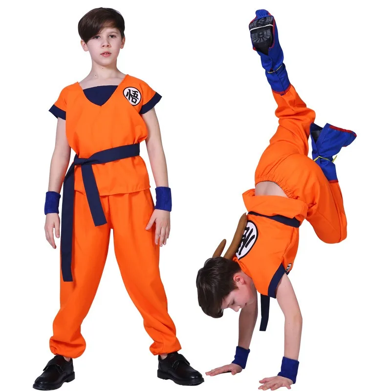 할로윈 성인 어린이 의상 손오공 코스프레 애니메이션 코 - Anime Cosplay Kid 리뷰 및 가격