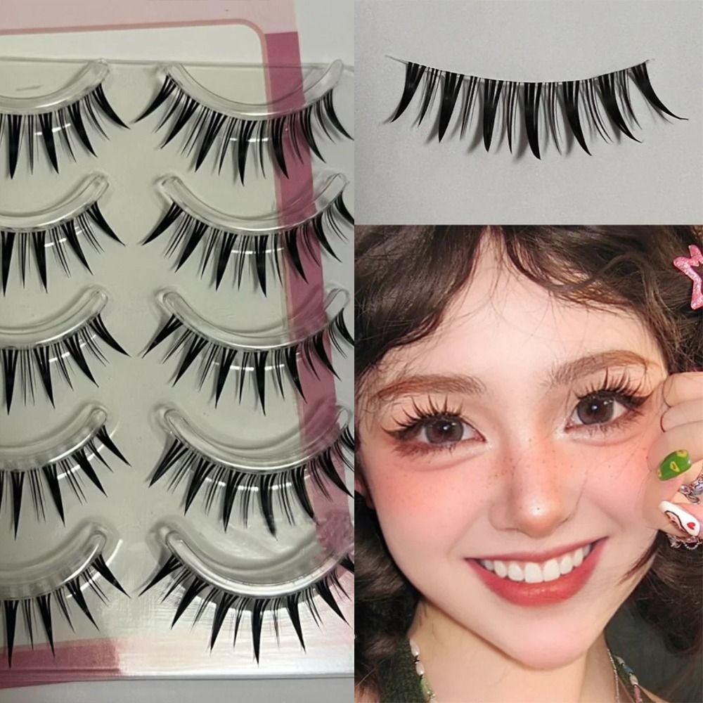 5쌍 팩 일본 코스프레 인조 속눈썹 드라마틱하고 풍성한 - Anime Cosplay Lashes 리뷰 및 가격