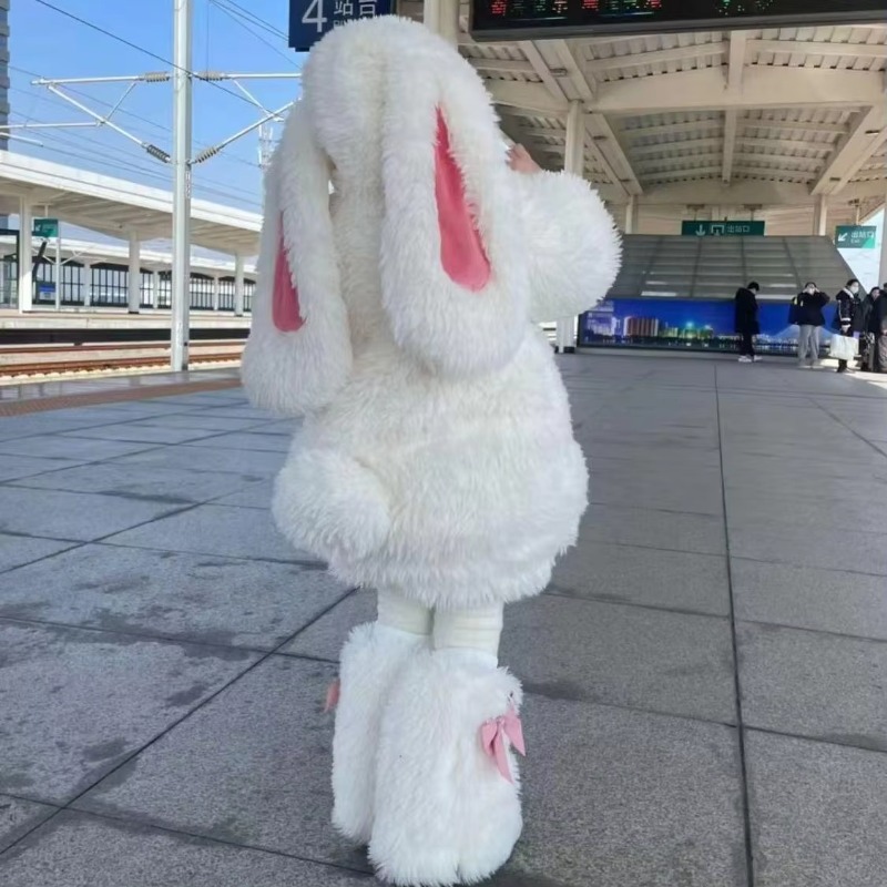 여자 사랑스러운 만화 플러시 토끼 코스프레 의상 카와이 - Anime Cosplay Kid 리뷰 및 가격