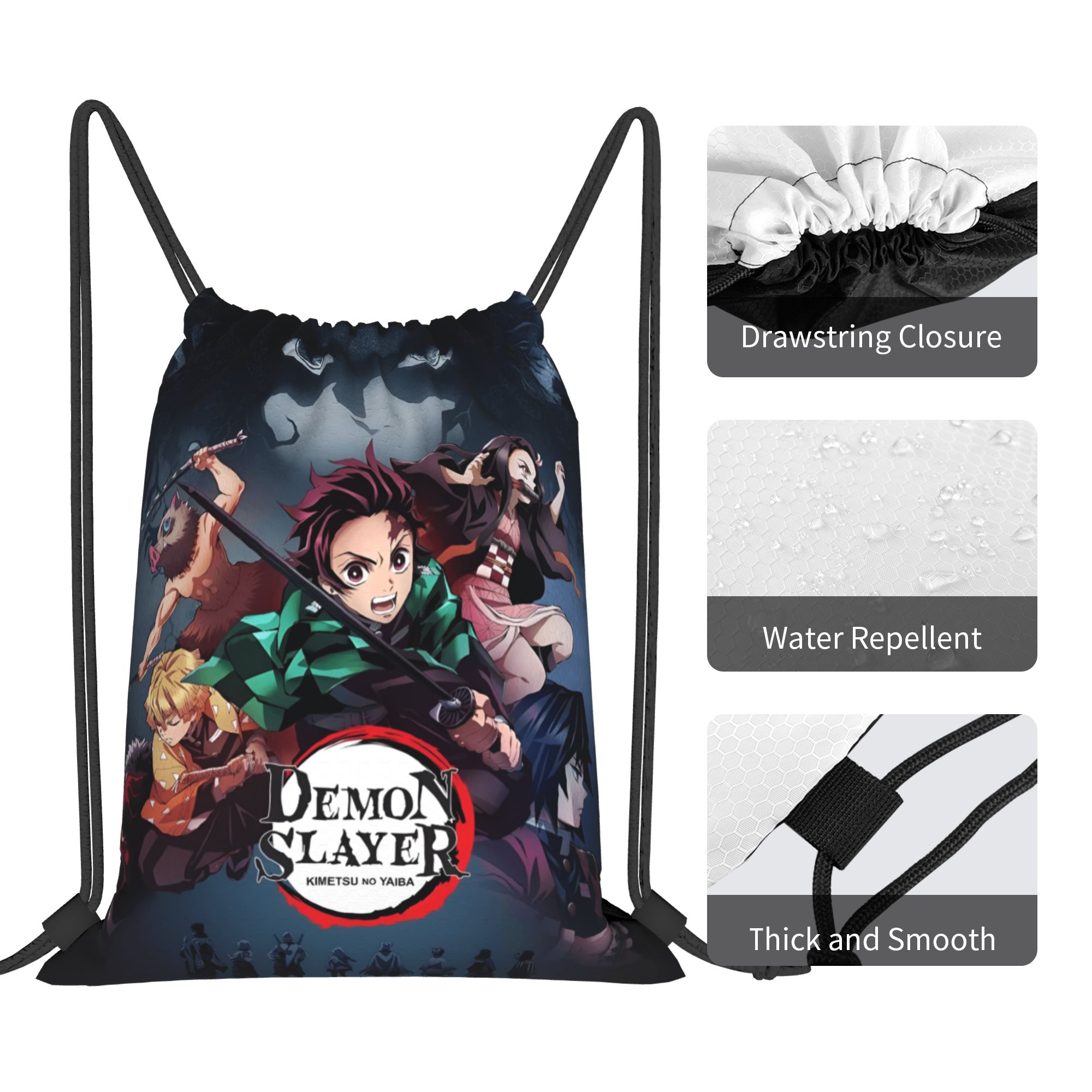 맞춤형 D-Demons Slayers Drawstrin - Anime Cosplay Shop 리뷰 및 가격