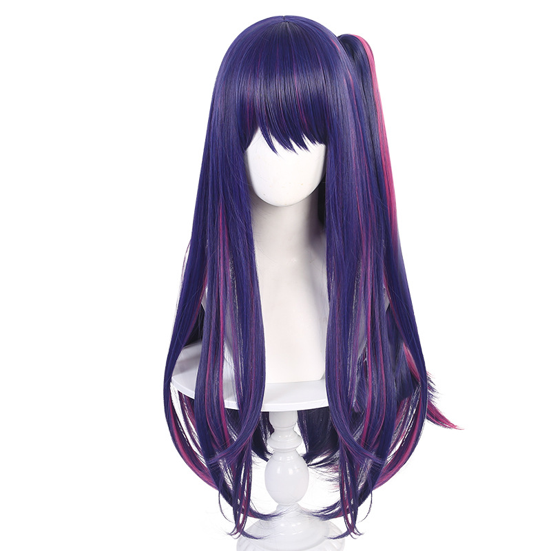 Oshi No Ko 호시노 아이 보라색 가발 애니메이션 - Anime Cosplay Ai 리뷰 및 가격