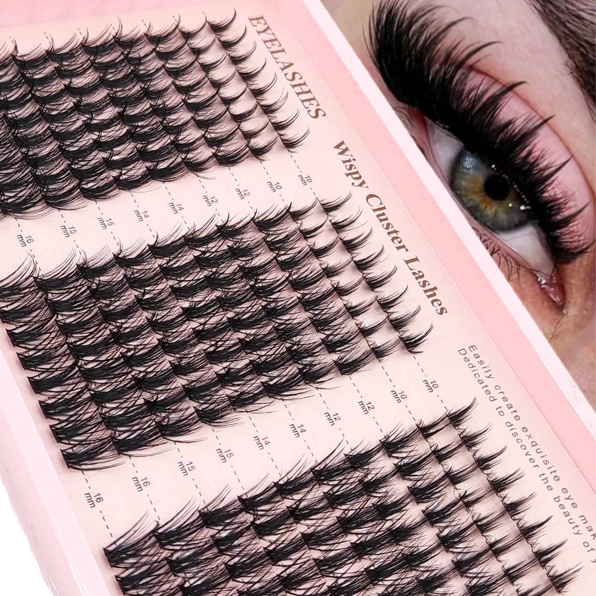 AMSDCN 만화 속눈썹 클러스터, 가볍고 풍성한 요정 - Anime Cosplay Lashes 리뷰 및 가격